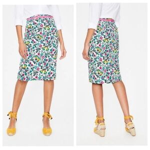 Boden Exotic Garden Modern Pencil Skirt Size 10 Petite NWT